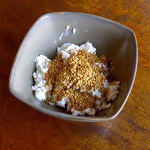 Flaxseed and Cottage Cheese